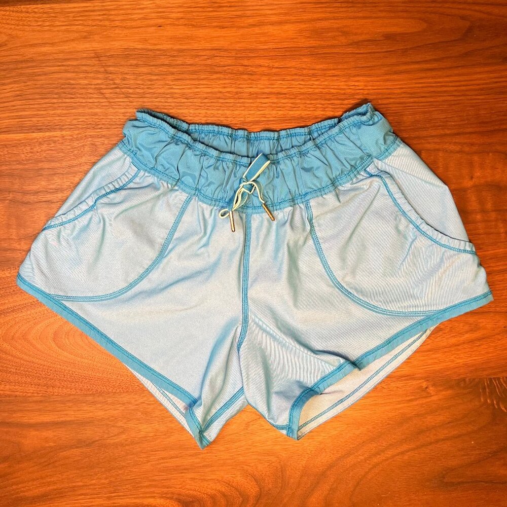 Lululemon Work It Out Short ‎ Beach Blanket Blue